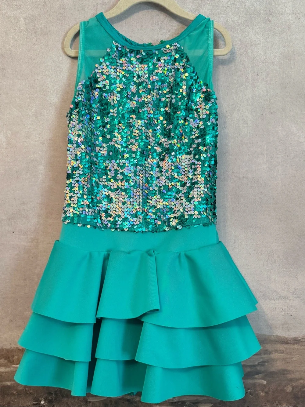 Weissman Took The Night  sparkling costume dance  dress size LC